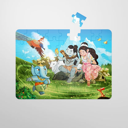 Puzzle - Ganesha - 54 pieces - 2D Jigsaw puzzle - Aurva World - MadrascartAurva World