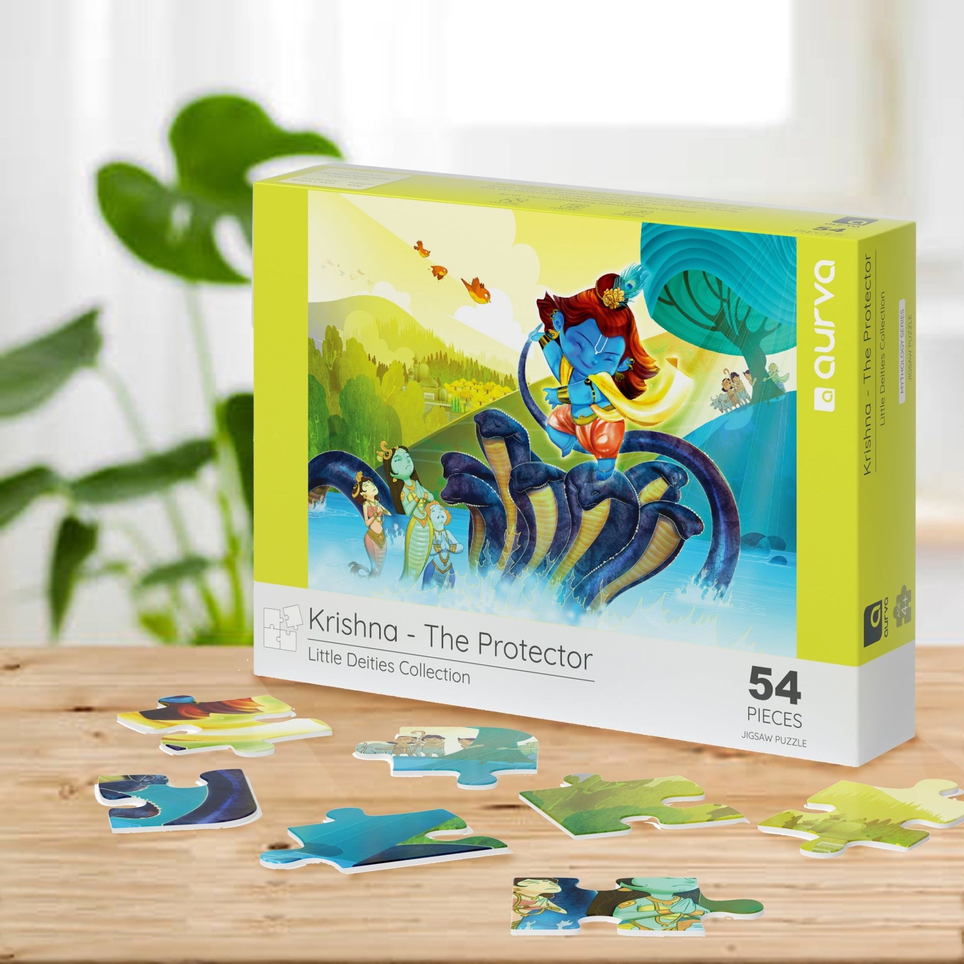 Puzzle - Krishna - 54 pieces - 2D Jigsaw puzzle - Aurva World - MadrascartAurva World