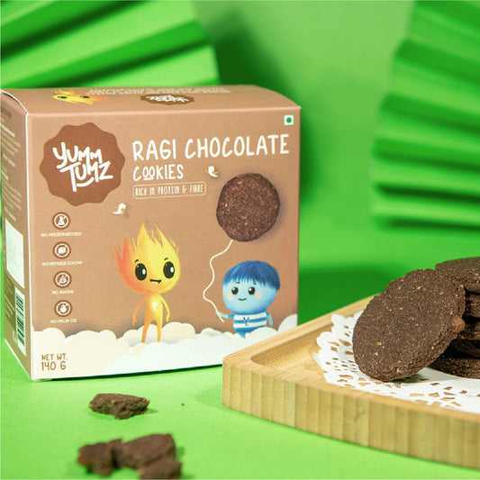 Ragi Chocolate Cookies - Yumm Tumz - MadrascartYumm Tumz