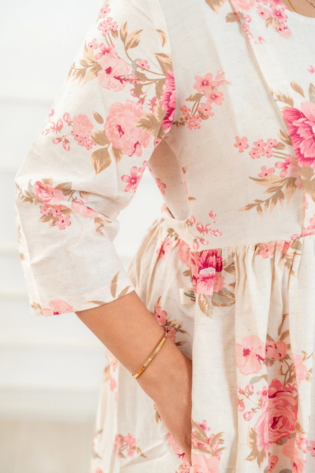 Regal Rose Feeding Dress - Putchi - MadrascartPutchi