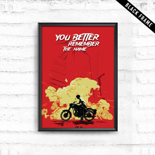 Remember the Name Poster | OG Official Merchandise - Fully Filmy - MadrascartFully Filmy