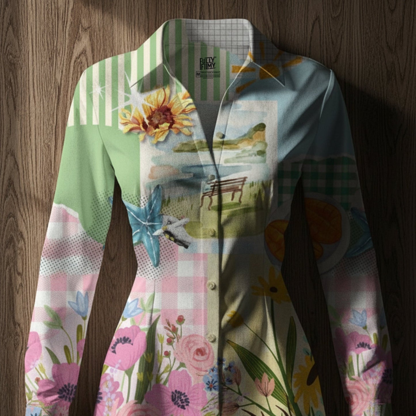 Scrapbook Women's Shirt - Fully Filmy - MadrascartFully Filmy