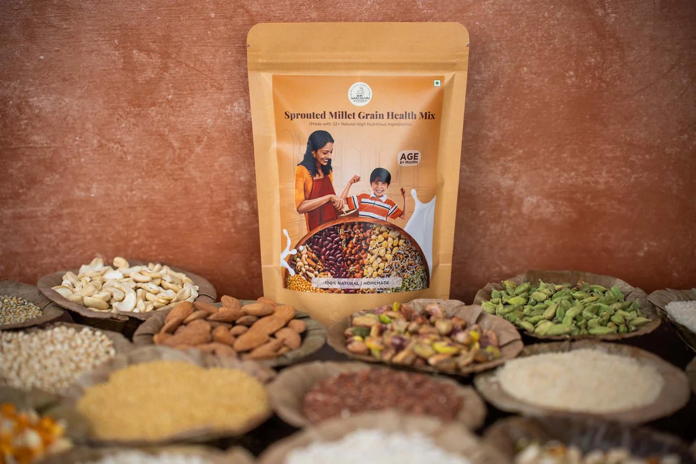 Sprouted Millet Grain Health Mix - Narchuvai - MadrascartNarchuvai