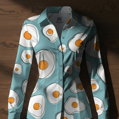 Sunny Side Up Women's Shirt - Fully Filmy - MadrascartFully Filmy