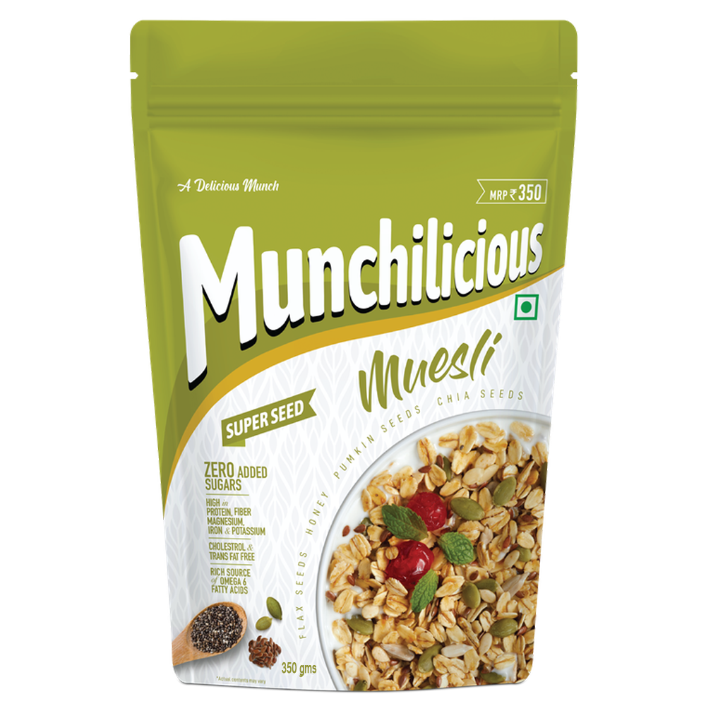 Super Seed Muesli - Munchilicious (350gms)