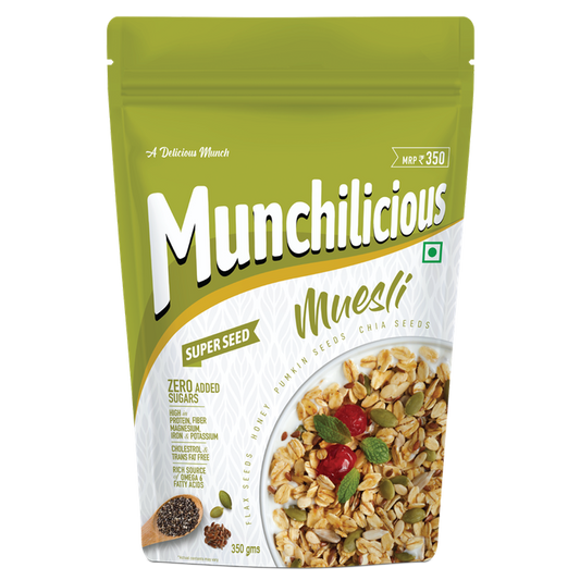 Super Seed Muesli - Munchilicious (350gms)