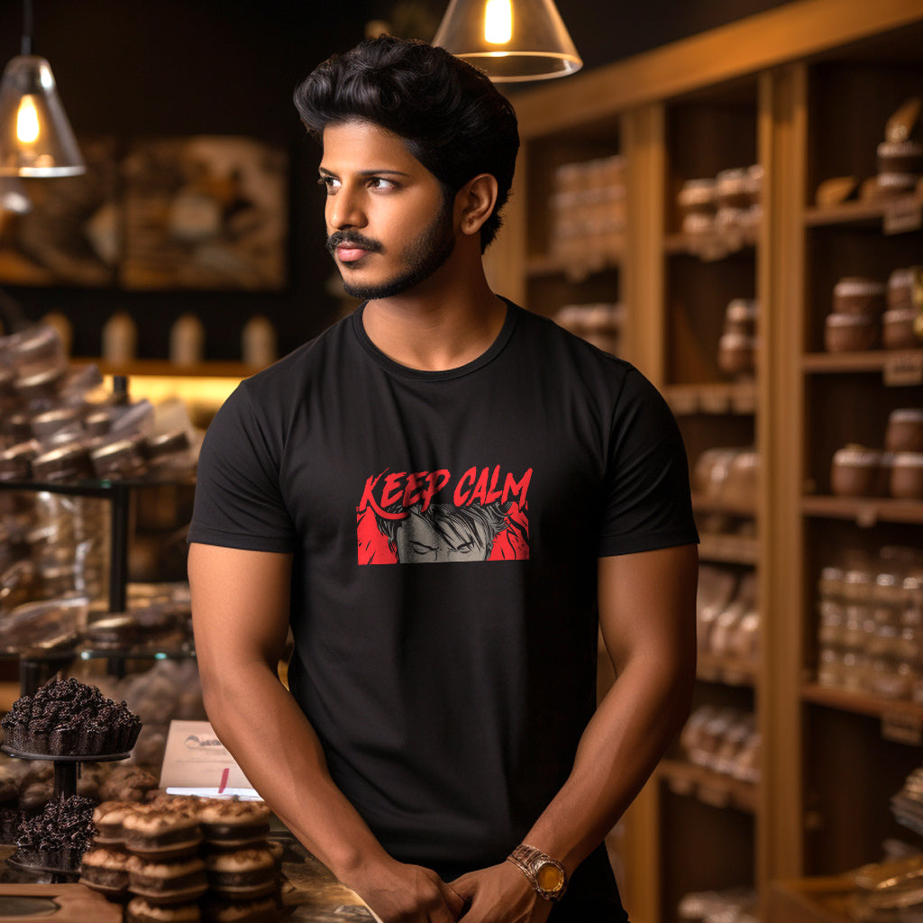 Keep Calm: Eyes T-Shirt - Fully Filmy