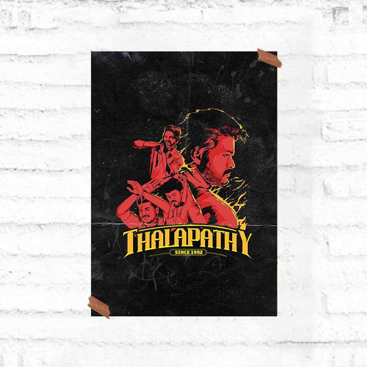 Thalapathy Since 1992 Poster - Fully Filmy - MadrascartFully Filmy