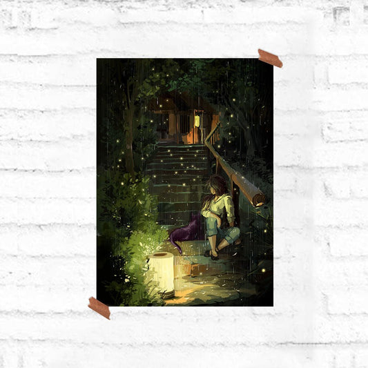 The Magical Fireflies - Monsoon Poster - Fully Filmy - MadrascartFully Filmy