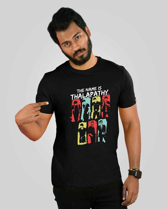The Name is Thalapathy Pop T-Shirt - Fully Filmy - MadrascartFully Filmy