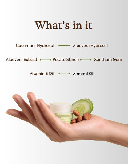 Under Eye Cream (15 Gm) | Lightens Dark Circles | Reduces Puffiness & Fine lines | Chemical - free | Suits Men and Women | Reduces Dark Circles, Wrinkles, and Fine Lines - Deyga Natural Skincare - MadrascartDeyga