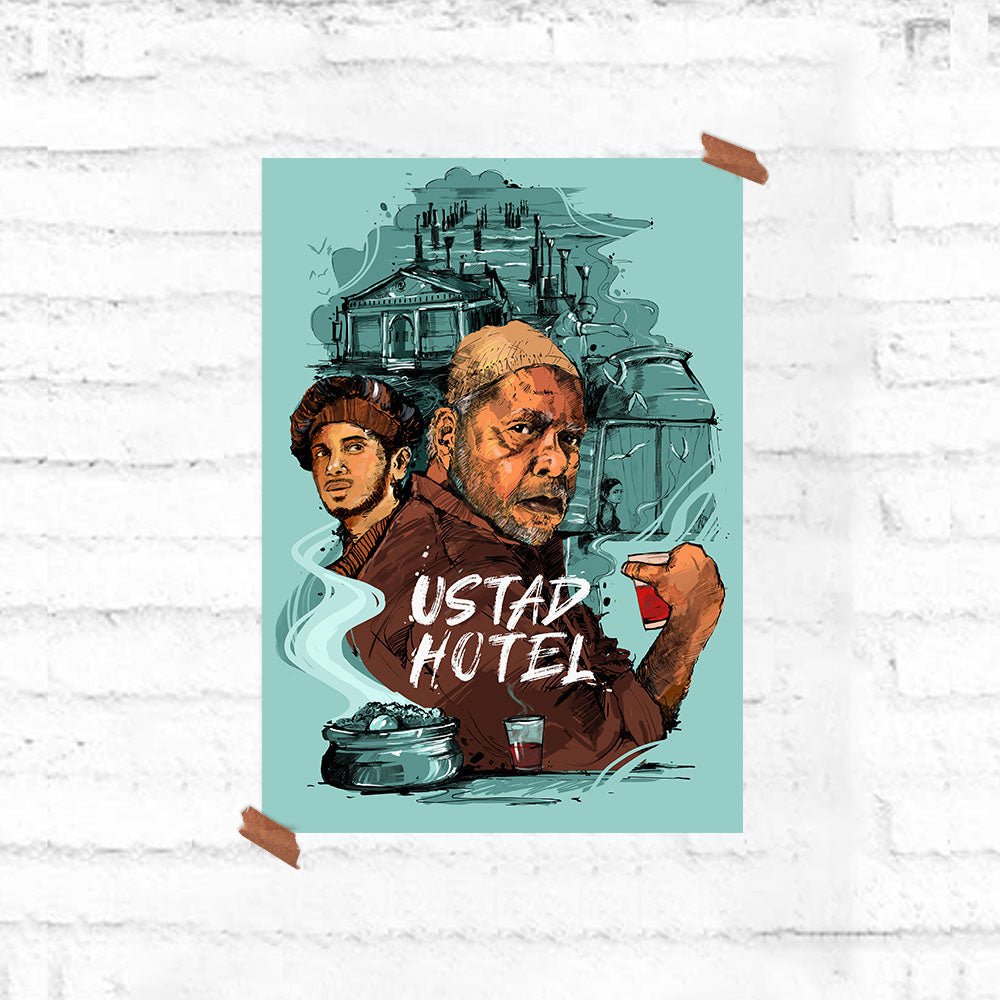 Ustad Hotel Tribute Poster - Fully Filmy - MadrascartFully Filmy