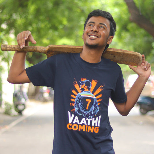 Vaathi Coming Dhoni T-shirt - Fully Filmy