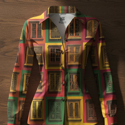 Windowscape Women's Shirt - Fully Filmy - MadrascartFully Filmy