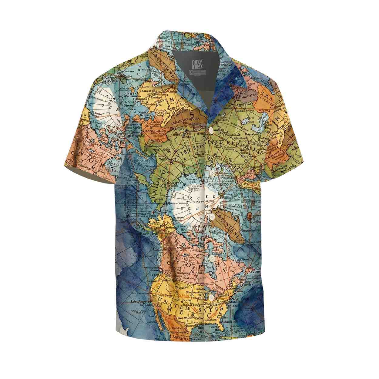 Around the World Men's Shirt - Fully Filmy