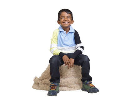 Yellow Hand Boy's Polo - Watermelon Boys - MadrascartWatermelon Boys