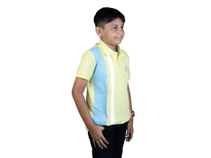 Yellow Stride Boy's Polo - Watermelon Boys - MadrascartWatermelon Boys