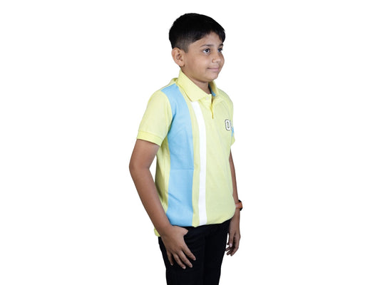 Yellow Stride Boy's Polo - Watermelon Boys - MadrascartWatermelon Boys