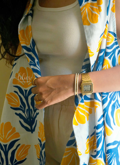 Sunleaf Longline Shrug - Lilies