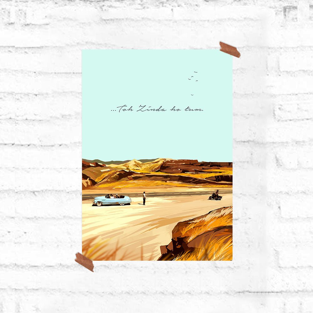 Zindagi Na Milegi Dobara Tribute Poster - Fully Filmy - MadrascartFully Filmy